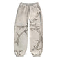 Rhinestone Zipper Hoodie and Pants Set
