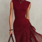 Chiffon Sleeveless Bodycon Dress