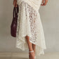 Ruched Lace Sleeveless Maxi Dress