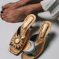 Sun and Crescent Moon Heel