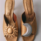 Sun and Crescent Moon Heel