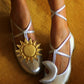 Celestial Sun & Moon Metallic Flats