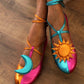 Celestial Sun & Moon Metallic Flats
