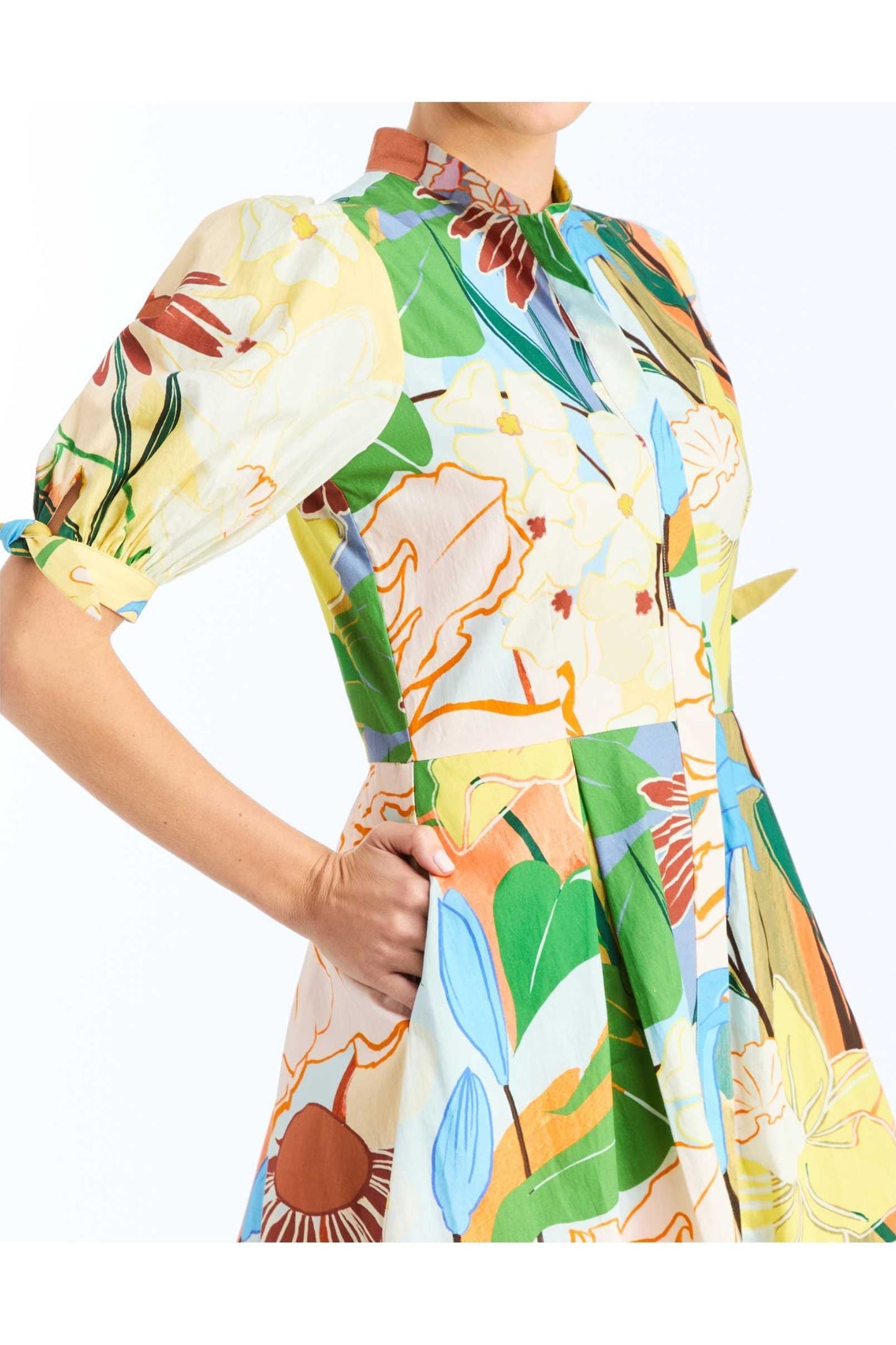 Multicolor Primrose Floral Brooklyn Mini Dress