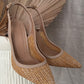 Women’s Elegant Pointed Toe Backless Slingback Stiletto Heels