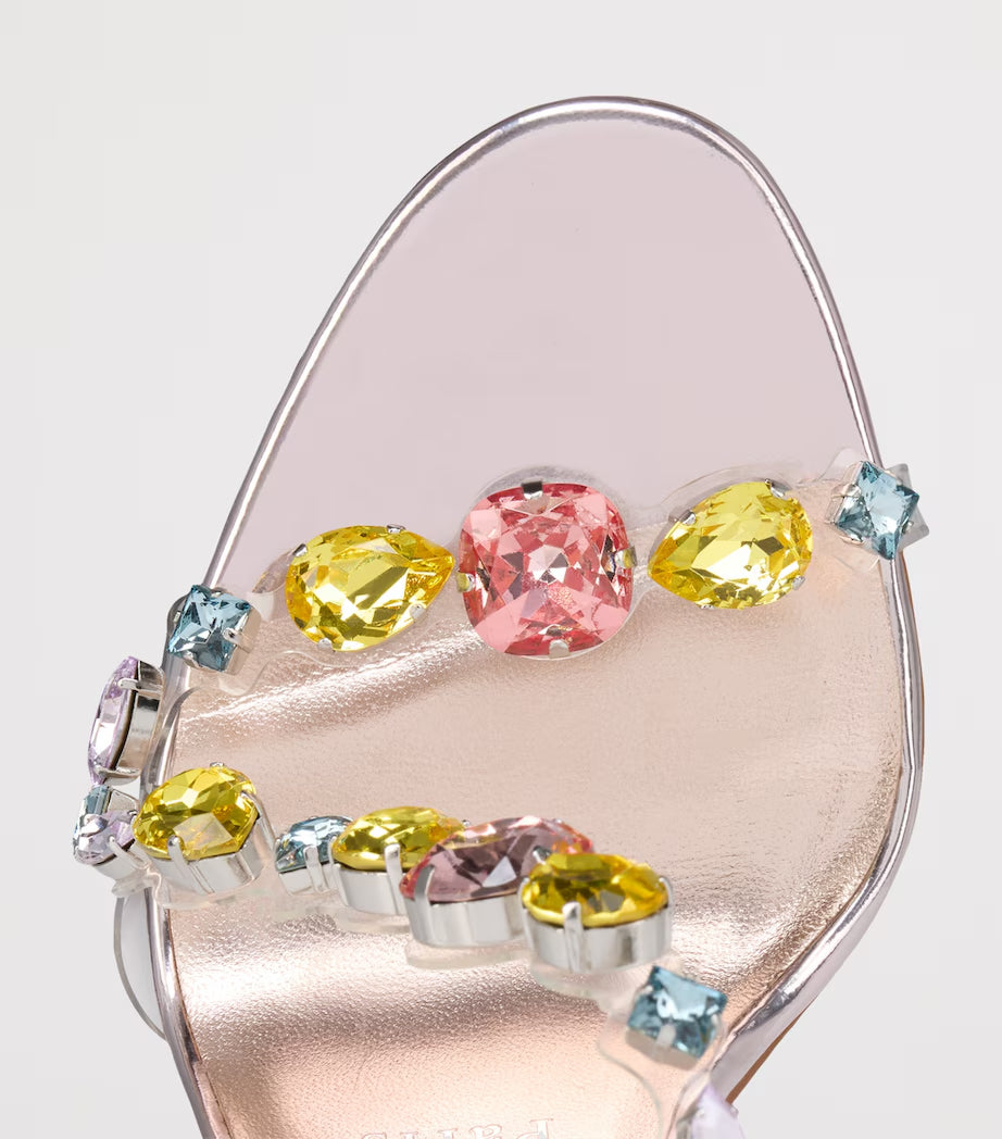 Women's Gem Embellished High Heel Sandals