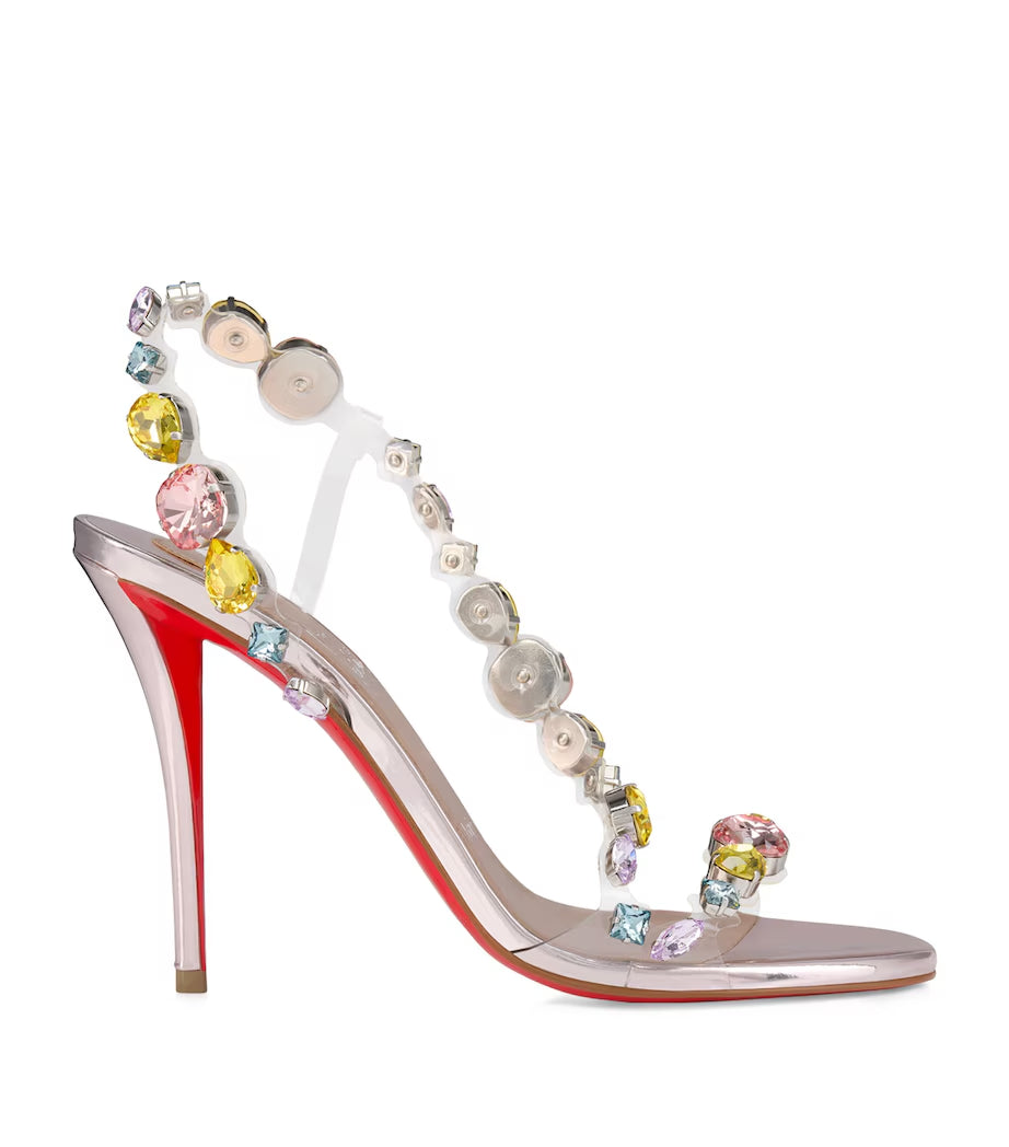 Women's Gem Embellished High Heel Sandals