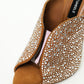 Women's Sparkling Rhinestone High Heel Mule Sandals