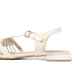 Women's Summer Braided Closed-Toe T-Strap Flat Sandals
