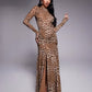 Mesh Long-Sleeve Dress