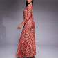 Mesh Long-Sleeve Dress