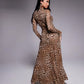 Mesh Long-Sleeve Dress