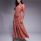 Mesh Long-Sleeve Dress
