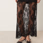 Gina Tricot T-Shirt Lace Maxi Dress