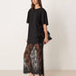 Gina Tricot T-Shirt Lace Maxi Dress
