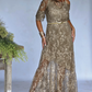 Elegant Lace Two-Piece Dress Set