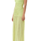 Elegant Ruched Strapless Maxi Dress