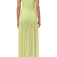 Elegant Ruched Strapless Maxi Dress