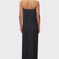 Strapless Fringe Maxi Dress