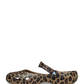 Brown Classic Animal Ballet Sandals