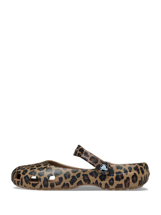 Brown Classic Animal Ballet Sandals
