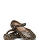 Brown Classic Animal Ballet Sandals