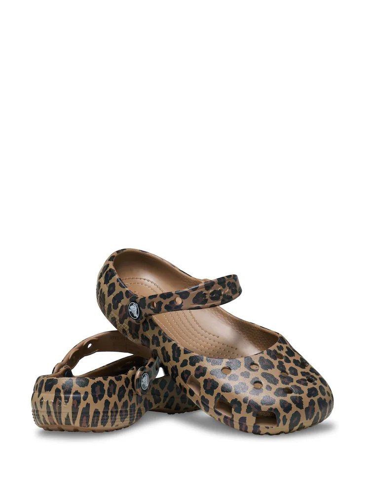 Brown Classic Animal Ballet Sandals