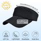 2Pcs Women's High Ponytail Sun Visor Hat