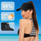 2Pcs Women's High Ponytail Sun Visor Hat