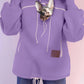 Zip Up Pockets Pet Carrier Hoodie