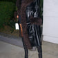 Faux Fur Patchwork PU Long Coat