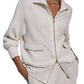 Half-turtleneck Zipper Casual Suit