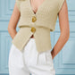 Knit Sweater Sleeveless V Neck Cardigans
