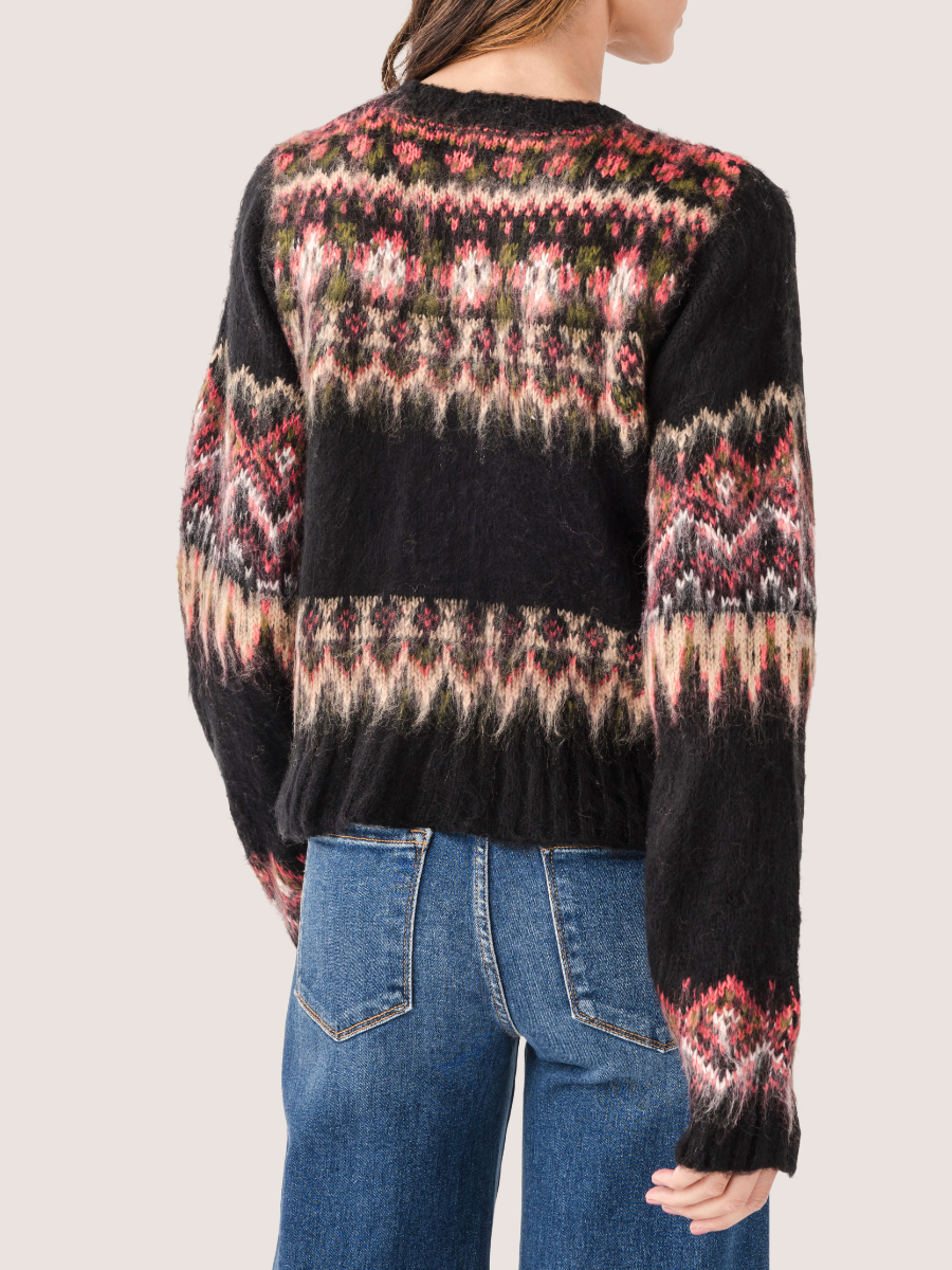 Icelandic Fuzzy Knit Cardigan