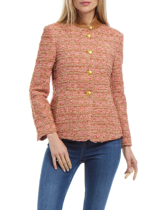 Gold Buttons Boucle Jacket