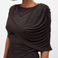 Draped Overlap Cape Top
