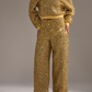 Metallic Knit Shoulder Suit