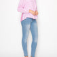 Pink Striped Shirt Top