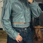 Detachable Belt Buttons PU Jacket