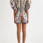 Printed Puff Short Sleeve Romper