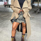 Woolen Irregular Asymmetric Coat