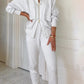 Half-turtleneck Zipper Casual Suit