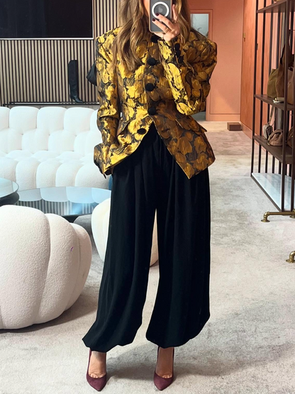 Wanda Metallic Jacquard Blazer