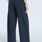 V Neck Cardigan Sweater and Knit Barrel Pants