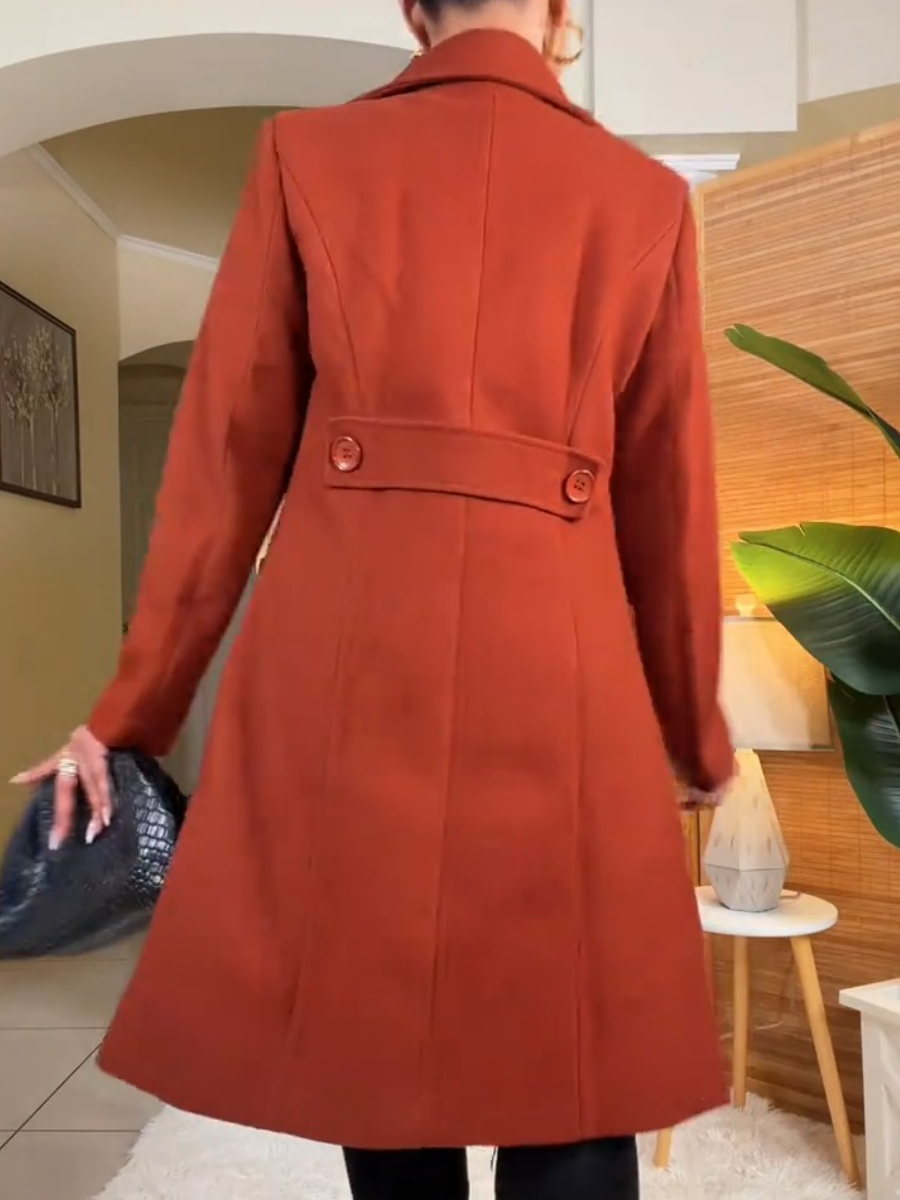 The Double-breasted Wool-blend Pea Coat