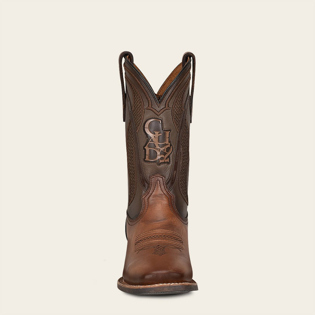 (⏰New Arrivals Promotion $20 OFF)Men's Square Toe Leather Cowboy Boots