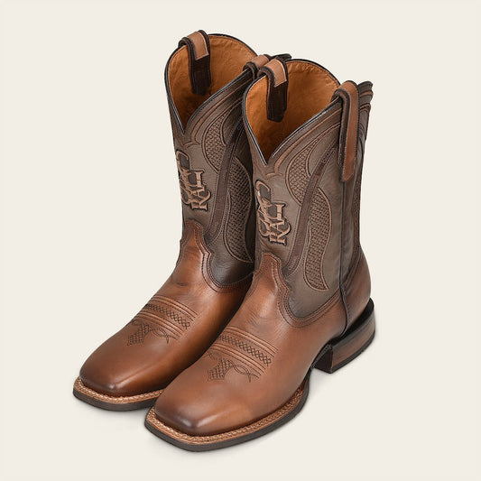 (⏰New Arrivals Promotion $20 OFF)Men's Square Toe Leather Cowboy Boots