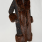 Faux Fur Wool Coat