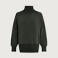High-Neck Side Zipper Sweatshirt and Pants Set
