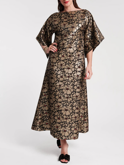 Spinnaker Jacquard Maxi Dress